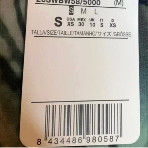 NWT Desigual Siracusa Oriental Inspo Batwing Blouse Multi-Colored Size Small - Picture 11 of 12